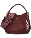 Dkny Women's Medium Hobo Crossbody Handbag In Brown