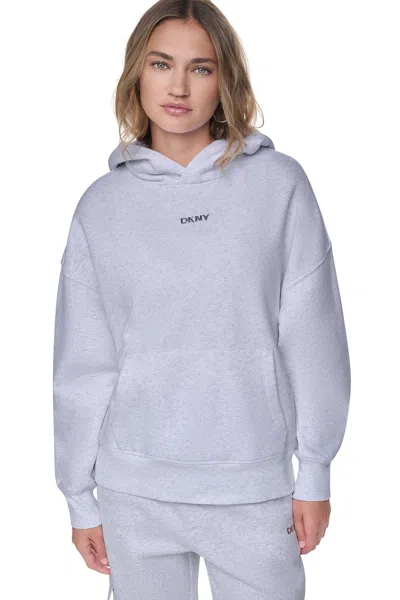 Dkny Women's Metallic Bubble Logo Hoodie In Multi