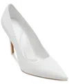 Dkny Mickel Pointed Toe Pump In White