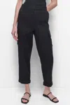 Dkny Women's Midrise Length Cargo Pants With Elasticated In Black
