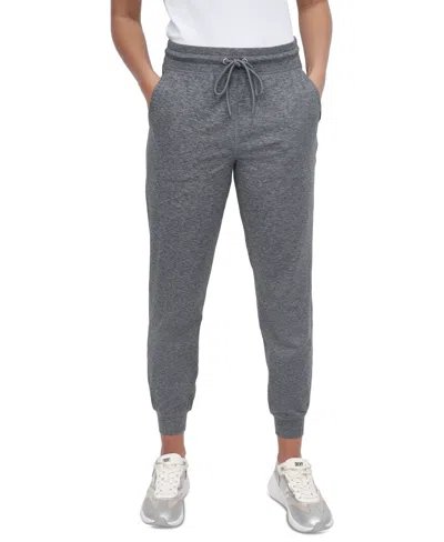 Dkny Women's Mid-rise Wide Leg Pants In Gray