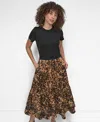 Dkny Mix Media A-line Dress