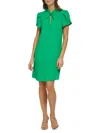 Dkny Women's Mockneck Envelope Sleeve Mini Dress In Cosmic Blue