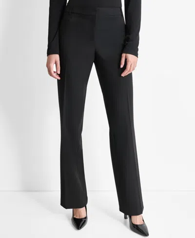 Dkny Womens Rayon Dress Pants In Black