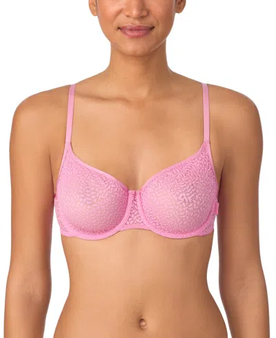 Dkny Women's Modern Lace Sheer Demi Bra In Pink