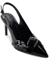 Dkny Modeste Slingback Pointed Toe Pump In Black