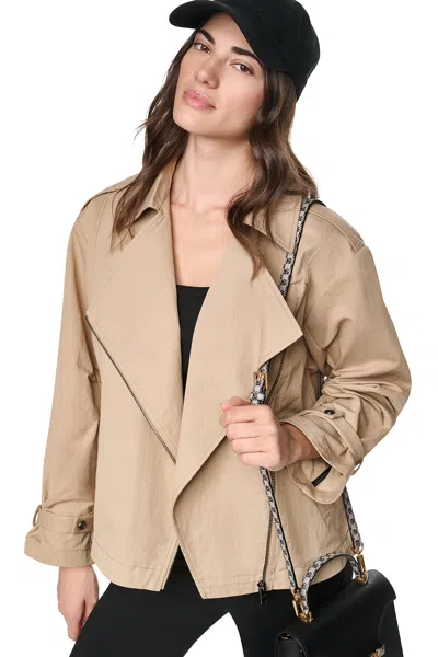 Dkny Women's Morningside Biker Jacket In Neutral