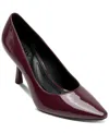 Dkny Women's Natrona Mid Slip On Pumps In Burgundy