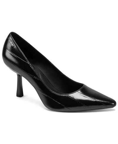 Dkny Women's Natrona Slip-on Mid Pumps In Black