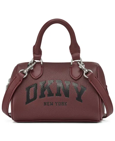 Dkny Women's Nell Mini Satchel Crossbody Bag In Burgundy