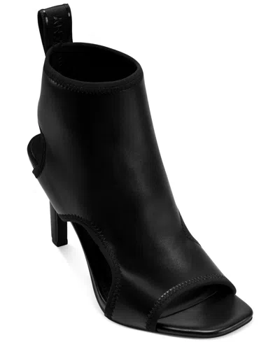 Dkny Women's Neola Slip On Sandal Booties In Black