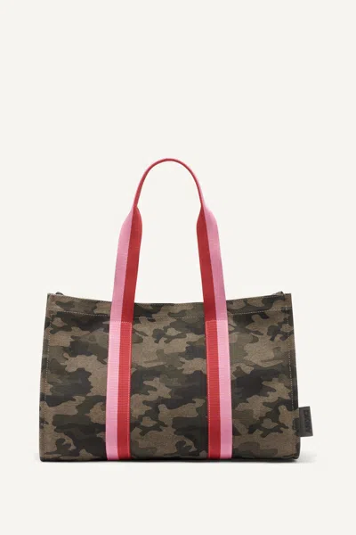 Dkny Women's Nessa Camo Tote In Green