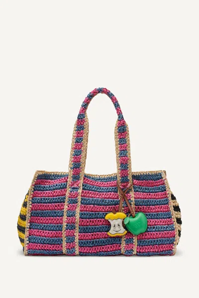 Dkny Women's Nessa Raffia Tote In Multi