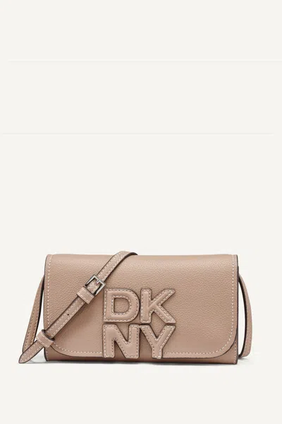 Dkny Women's Nicole Flap Crossbody In Brown