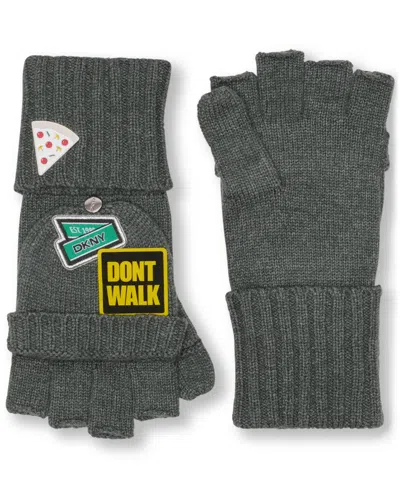 Dkny Women's Nyc Flip Top Gloves In Animal Print