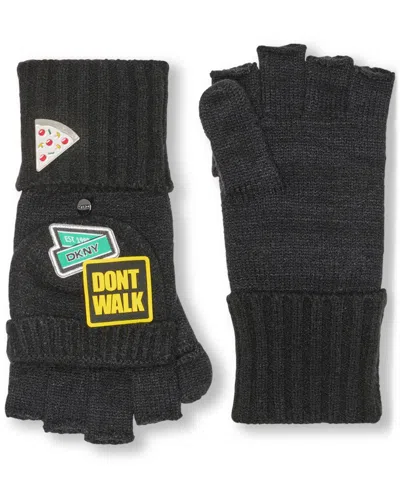 Dkny Women's Nyc Flip Top Gloves In Animal Print