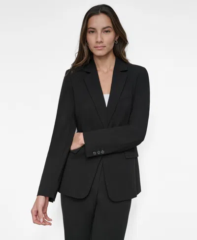 Dkny Women's One-button Jacket In Black