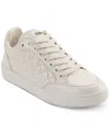 Dkny Women's Oriel Quilted Lace-up Low-top Sneakers In Eggnog