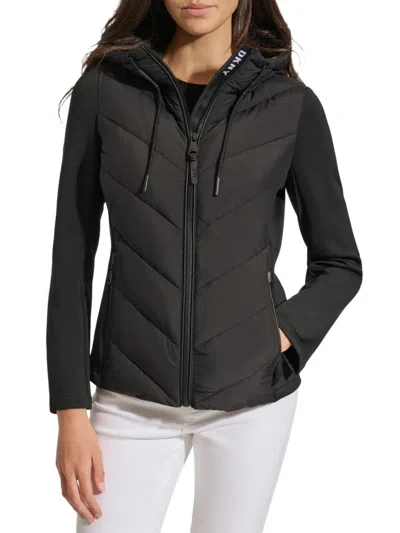 Dkny Women's Packable Puffer Jacket In Black