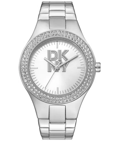 Dkny Women's Parsons Glitz Stainless Steel Bracelet Watch, 38mm