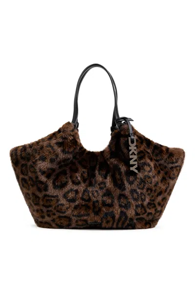 Dkny Women's Paula Commuter Medium Tote In Leopard