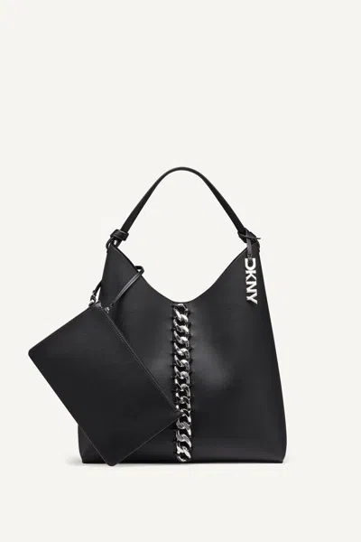 Dkny Women's Paula Hobo In Black