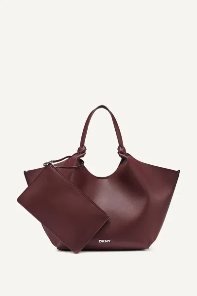 Dkny Women's Paula Medium Commuter Tote In Aged Wine