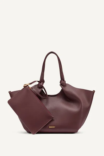 Dkny Women's Paula Medium Commuter Tote In Sangria