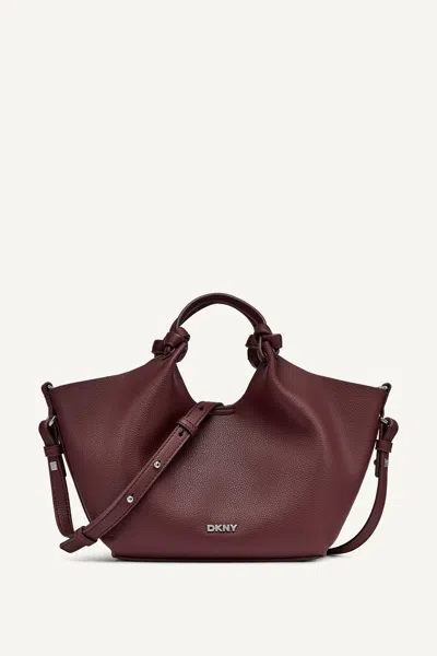 Dkny Women's Paula Small Commuter Tote In Aged Wine