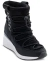 Dkny Perla Wedge Bootie In Black
