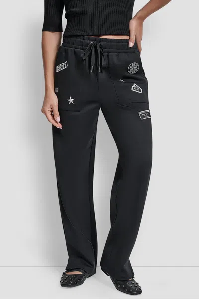 DKNY WOMEN'S PINS AND PATCHES SCUBA JOGGER