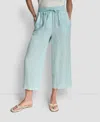 Dkny Women's Pull-on Wide-leg Pants In Blue