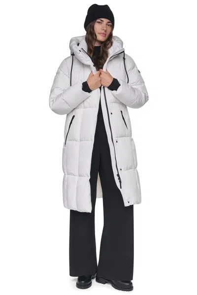 Dkny Women's Quilted Puffer Jacket In White