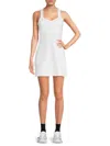 Dkny Women's Racerback Tennis Minidress In White