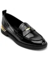 Dkny Women's Raeya Moc Toe Penny Loafers In Black