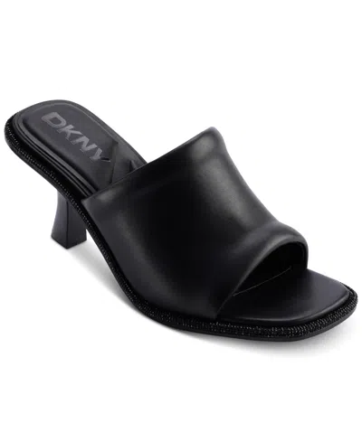 Dkny Women's Reading Slide Sandals In Black