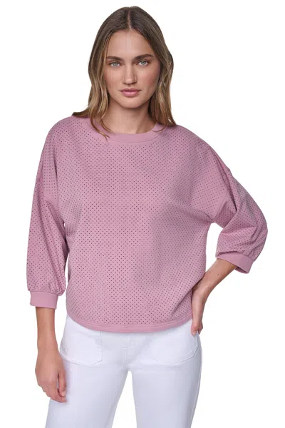 Dkny Women's Rhinestone Sweatshirt In Pink