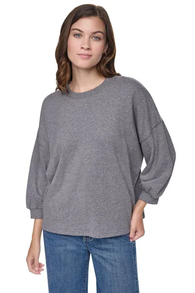 Dkny Women's Rhinestone Sweatshirt In Gray