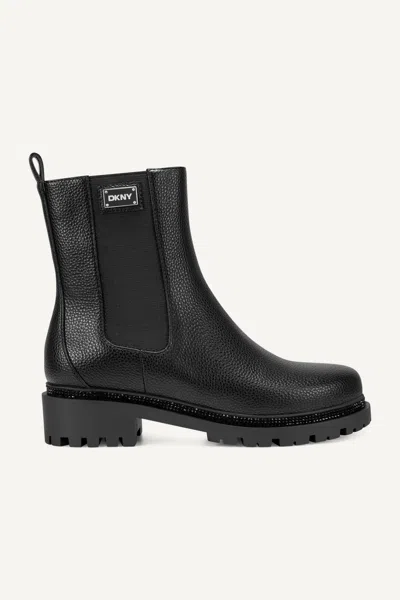 Dkny Women's Rick Chelsea Bootie In Black
