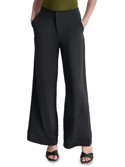 DKNY WOMEN'S ROPE TIE FRONT WIDE-LEG PANTS