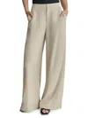 Dkny Women's Rope Tie Front Wide-leg Pants In Brown