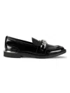 Dkny Women's Ryleigh Metal Trim Loafers In Black