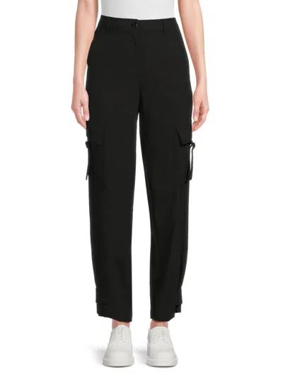 Dkny Women's Satin Cargo Pants