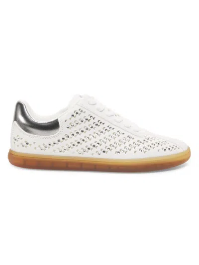 Dkny Women's Seacliff Embellished Sneakers In White Nickel