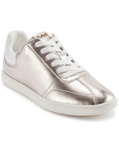 Dkny Women's Seacliff Lace-up Sneakers In Champagne