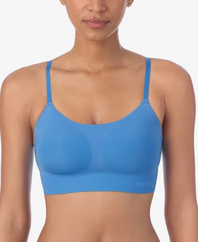 Dkny Women's Seamless Litewear Bra Dk4028 In Blue