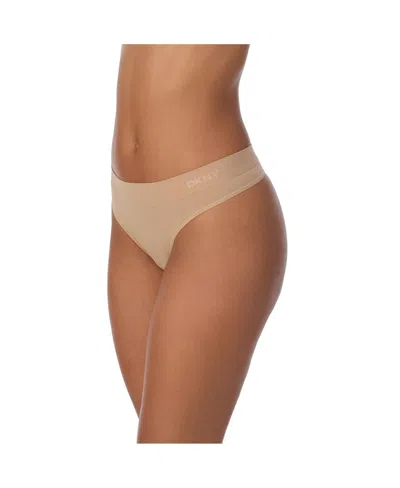 Dkny Women's Seamless Litewear Thong Panty Dk5016n In Glow