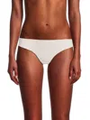 Dkny Women's Seamless Logo Thong In Pearl Cream
