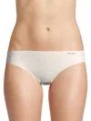 Dkny Women's Seamless Logo Thong In Vanilla