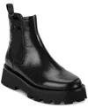 Dkny Senni Womens Platforms Round Toe Chelsea Boots In Black